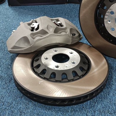 345mm 355mm 370mm Kaliper Rem Mobil 4 Posisi Paduan Aluminium