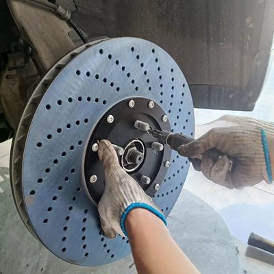 Kaliper Belakang 420x36mm Untuk Rem Mobil Bahan Karbon Tinggi Anti Goyang