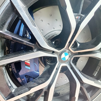 4 Piston BMW Seri 3 Kaliper Rem R18 Roda Inci Dengan Cakram 348MM
