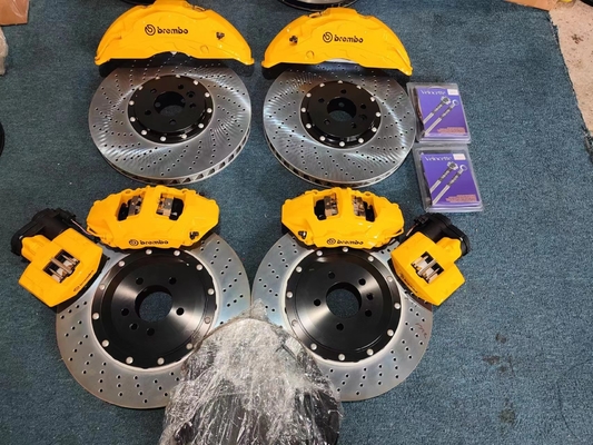 Kit Rem Mobil Kuning 420x36mm 10pot Kaliper Rem Mobil Cocok Untuk Audi Rsq3 / Akebono
