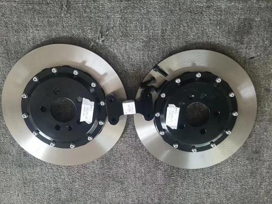 Sisi Belakang Memperbesar Rem Cakram Mobil Untuk Upgrade Sistem Rem 355MM Cocok Untuk Audi A1