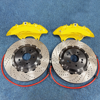 6 Pot V6 Kinerja Kaliper Rem Monoblock Paduan Aluminium Ditempa