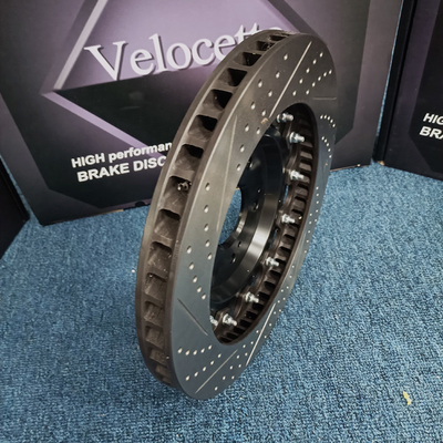 Monoblock Ditempa Dimodifikasi Kaliper Rem Mobil 18Z 6 Piston Dengan Selang Stainless Steel