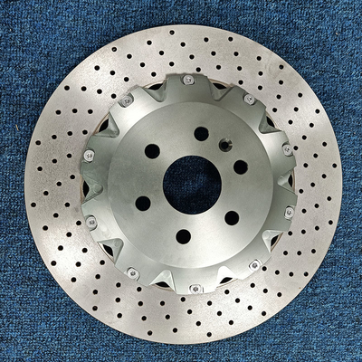Cakram Rem Kinerja Berventilasi Depan Dibor 330x28mm 355x32mm 380x34mm