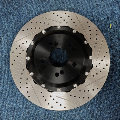 Cakram Rem Kinerja Bor 355mm 380mm Cocok Untuk Kit Kaliper Rem 4 Atau 6 Pot
