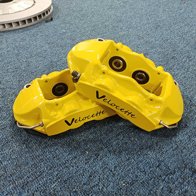 Kaliper Rem Honda Presisi Tinggi Kuning GT4 4 Piston Forged