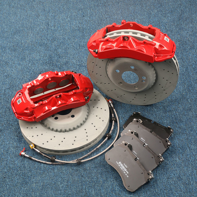 355x28mm Disc Rotor Mercedes Rem Caliper 6 Piston Untuk Benz E63 AMG E200 E260 W207 W211 W212