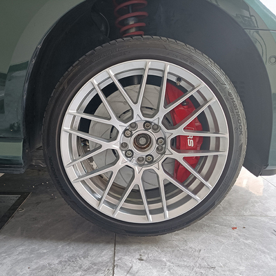 Audi A5 Upgrade Kit Kaliper Rem Mobil 6 Pot Besar Warna Merah Monoblock Calper