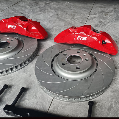 Audi A5 Upgrade Kit Kaliper Rem Mobil 6 Pot Besar Warna Merah Monoblock Calper
