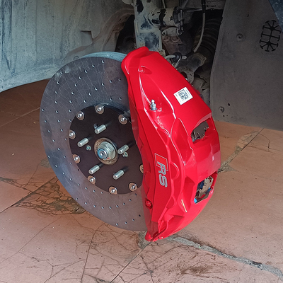 Modifikasi Mobil 10 Piston Kaliper Rem Carbon Ceramic Disc Untuk Honda UR-V