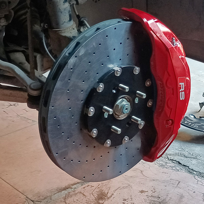 Modifikasi Mobil 10 Piston Kaliper Rem Carbon Ceramic Disc Untuk Honda UR-V