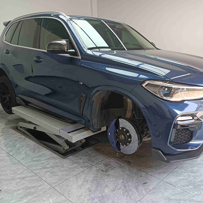 Kaliper Rem Aluminium BMW X5 Ukuran Besar 10 Kaliper Piston 420mm Cakram Keramik Karbon