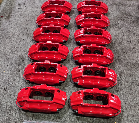 Cocok untuk Brembo F50 4 Pot Car Brake Caliper Kits Semi-Metallic Brake Pad 7mm Ketebalan