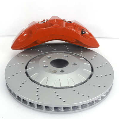 Karbon-keramik Pads Material Balapan Brake Caliper Tahan debu yang sangat baik untuk Audi Q7
