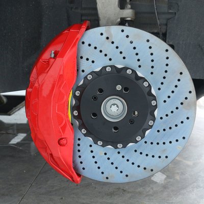 Tahan debu yang sangat baik 10 Pot Brake Caliper Untuk Audi Q7 dengan rotor yang disesuaikan
