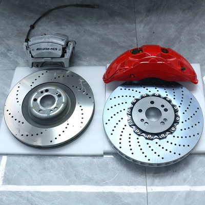 Tahan debu yang sangat baik 10 Pot Brake Caliper Untuk Audi Q7 dengan rotor yang disesuaikan