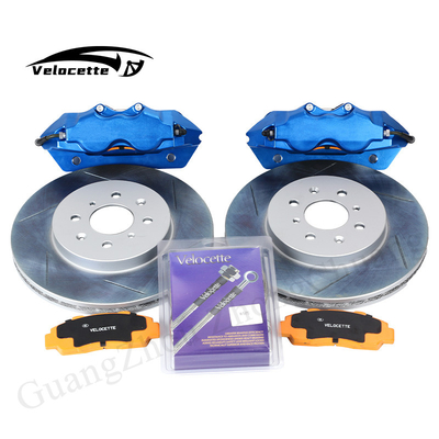 Untuk Audi Q5 Q6 Q7 Brake Caliper Kit SPOON 4-Pot In 15-16 Inch Wheels 285-300mm Otomatis Brake Caliper