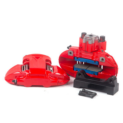 9N Merah 380-400mm Brake Disc Auto Parts and Spare Parts 19-20 inci 6-Piston Brake Caliper Roda belakang