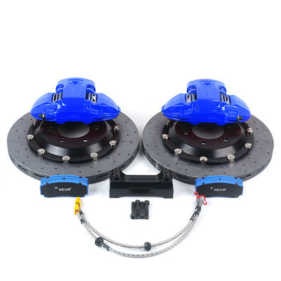Cakram Rem Warna Biru 9N 380-400mm Suku Cadang Otomotif dan Suku Cadang 19-20 inci Kaliper Rem 6-Piston Roda Belakang